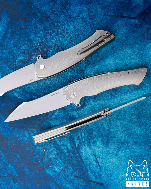 FOLDING KNIFE FOLDER OVIUM GENERATION 2 #0112 M398 HERMAN KNIVES