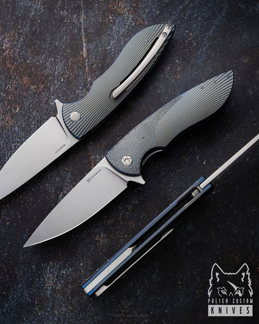 FOLDING KNIFE FOLDER STING #0767 MAGNACUT HERMAN KNIVES