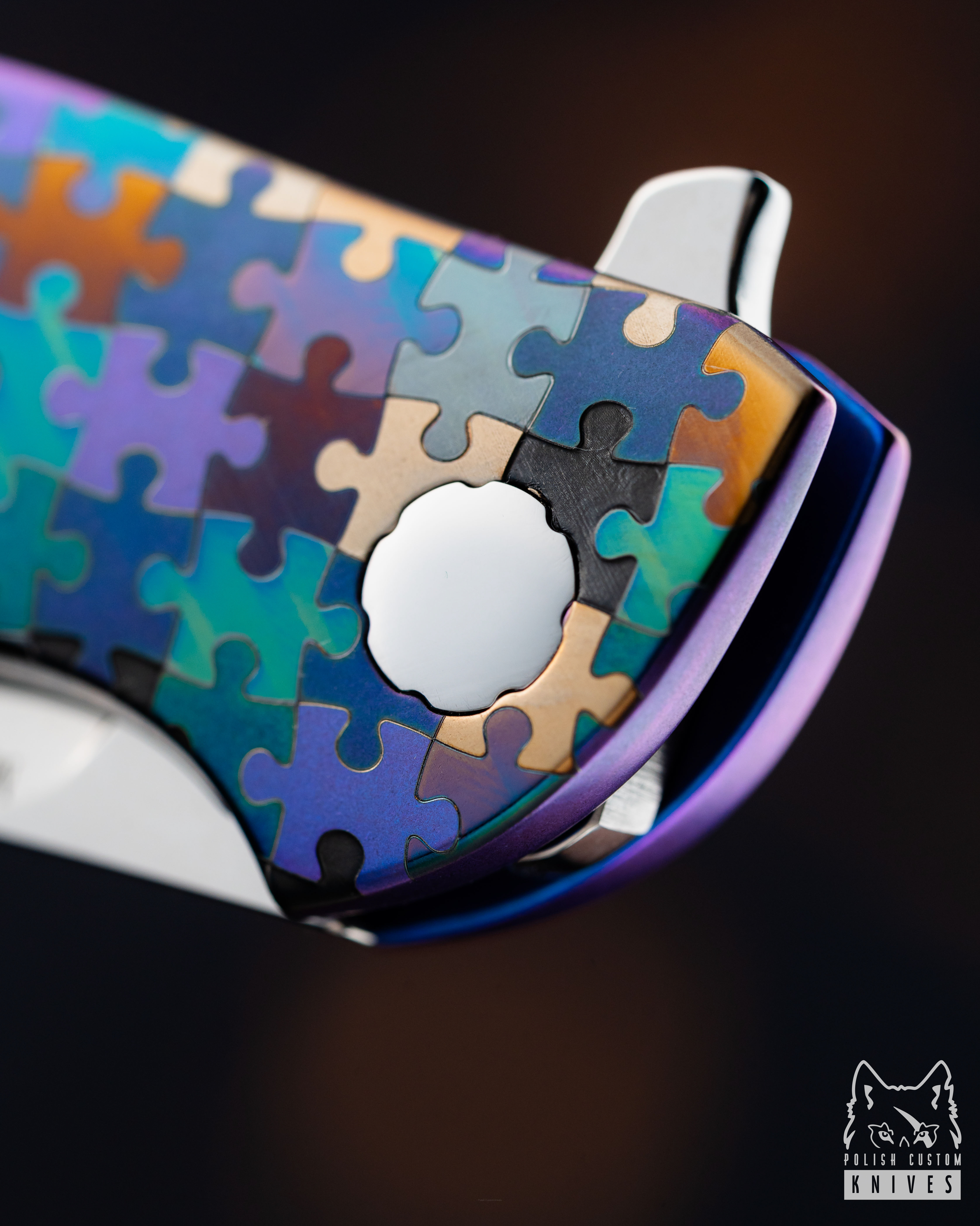 Buy FOLDING KNIFE FOLDER BEE 129 M398 PUZZLE HERMAN KNIVES