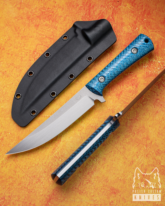 TACTICAL KNIFE STYLUS 1 ELMAX BLUE TWILL KD