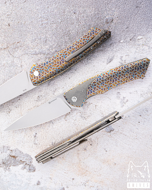 FOLDING KNIFE FOLDER SLIM #0620 MAGNACUT HERMAN KNIVES