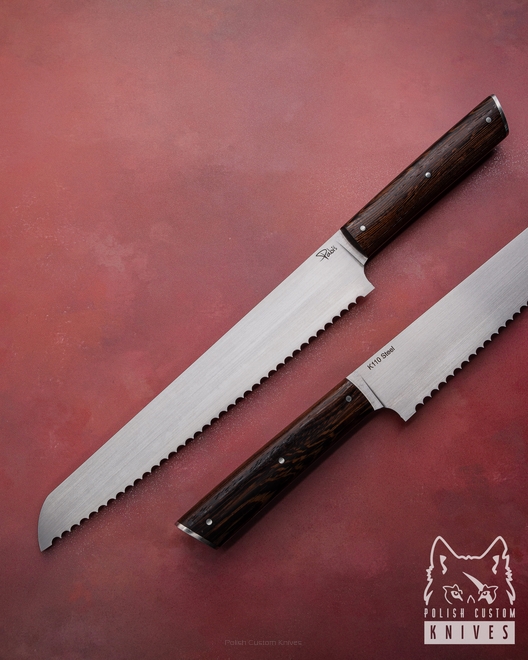 KITCHEN SERRATED BREAD KNIFE 240 5 K110 WENGE PABIS