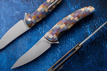FOLDING KNIFE FOLDER ISHTAR #0770 MAGNACUT PUZZLE HERMAN KNIVES