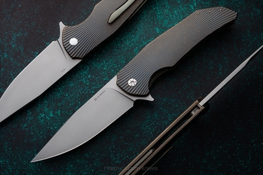 FOLDING KNIFE FOLDER DRAGONFLY #0464 M390 HERMAN KNIVES