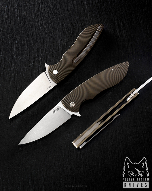 FOLDING KNIFE FOLDER STING 421 ELMAX HERMAN KNIVES