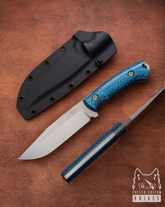 TACTICAL KNIFE CAYMAN 5 M390 BLUE TWILL KD