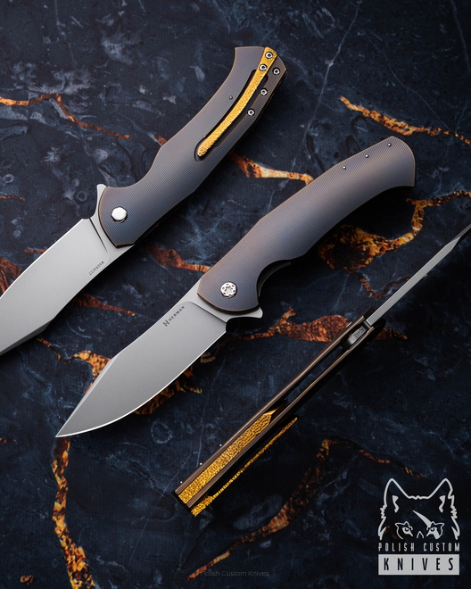 FOLDING KNIFE FOLDER MANTIS #0440 MAGNACUT HERMAN KNIVES