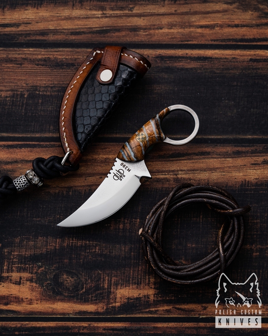 EXCLUSIVE NECK KNIFE SULTAN DE LUX 5 MAMMOTH PRUCIAK