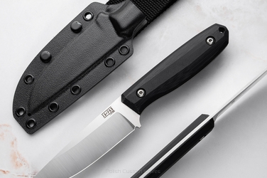 Buy LARGE SURVIVAL BUSHCRAFT KNIFE EXPENDABLE 4 NMV G10 BLACK