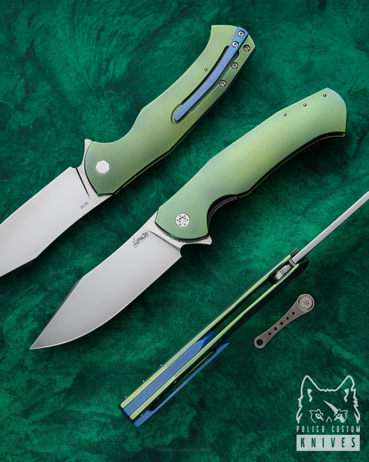 FOLDING KNIFE FOLDER MANTIS 102 MAGNACUT HERMAN KNIVES