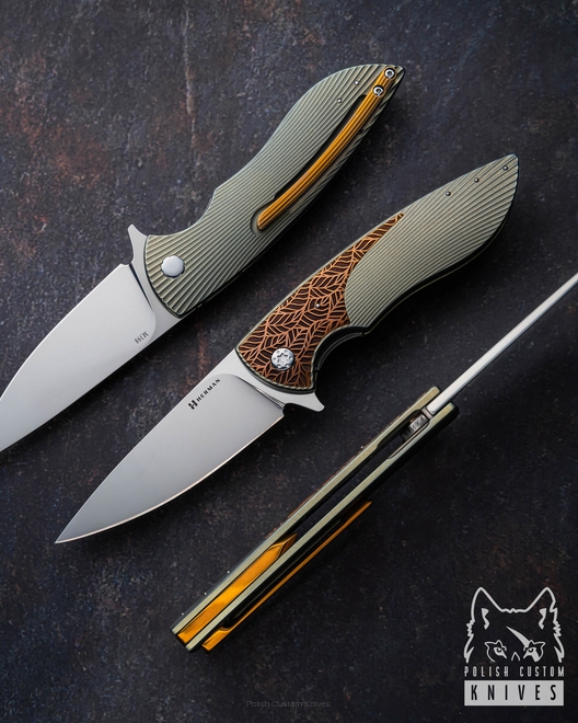 FOLDING KNIFE FOLDER STING #0691 M398 HERMAN KNIVES