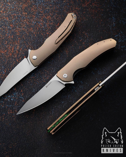 FOLDING KNIFE FOLDER ISHTAR #0771 MAGNACUT HERMAN KNIVES