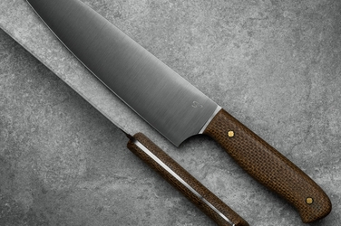 KITCHEN KNIFE CHEF AEB-L MICARTA NATURAL JUTE SJ