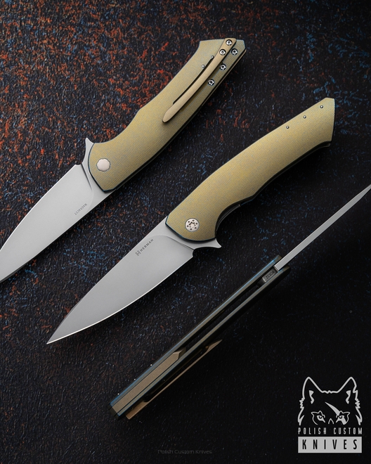 FOLDING KNIFE FOLDER SLIM #0532 MAGNACUT HERMAN KNIVES