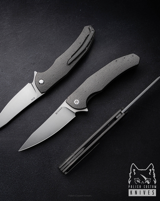 FOLDING KNIFE FOLDER ISHTAR #0854 M390 HERMAN KNIVES