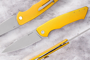 FOLDING KNIFE FOLDER SLIM #0617 M398 OERLIKON HERMAN KNIVES