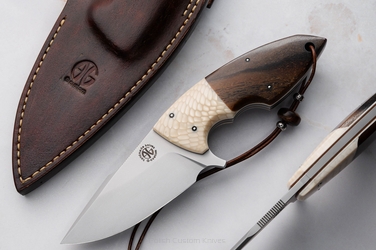 HUNTING TACTICAL KNIFE PYTHON 1 N690 JUMA SNAKE G-CUSTOM