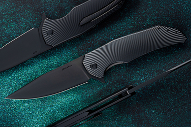 FOLDING KNIFE FOLDER DRAGONFLY #0471 M398 DLC HERMAN KNIVES