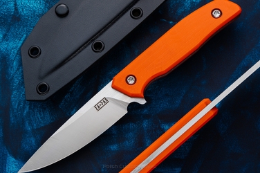 SURVIVAL KNIFE AMBRO 2 2 NC11LV G10 ORANGE ZAPAS KNIVES