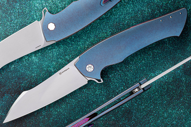 FOLDING KNIFE FOLDER OVIUM #0101 MAGNACUT HERMAN KNIVES