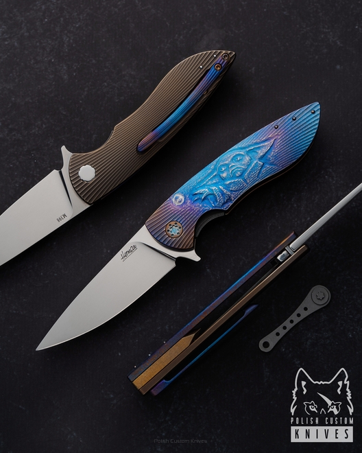 FOLDING KNIFE FOLDER MICRO STING GROGU 3 M398 HERMAN PIMPED by MICHO