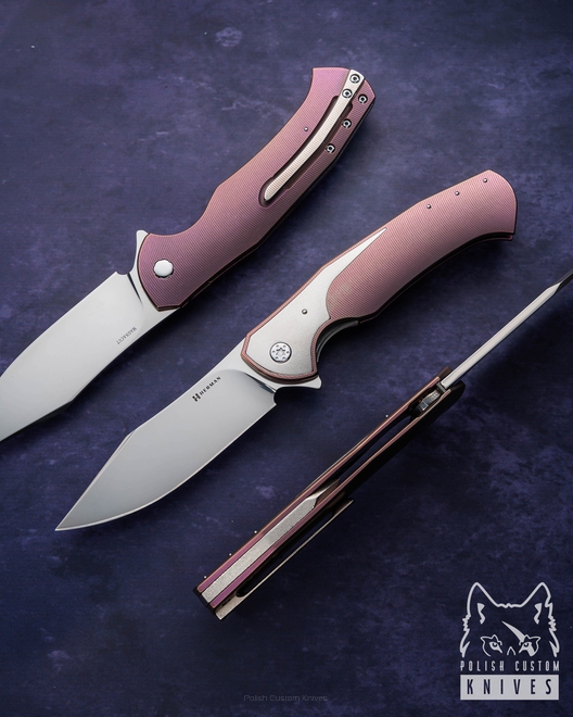 FOLDING KNIFE FOLDER MANTIS #0338 MAGNACUT HERMAN KNIVES