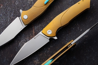 FOLDING KNIFE FOLDER BEE 8 RWL34 HERMAN KNIVES