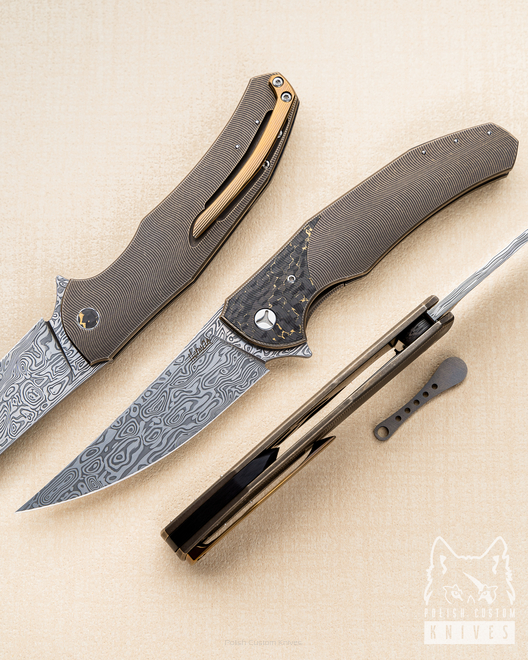 FOLDING KNIFE ISHTAR 11 DAMASTEEL