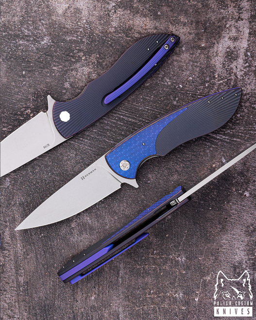 FOLDING KNIFE FOLDER STING #0763 M398 HERMAN KNIVES