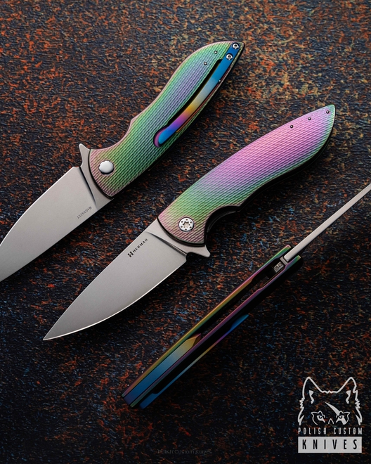 FOLDING KNIFE FOLDER STING #0760 MAGNACUT OERLIKON HERMAN KNIVES