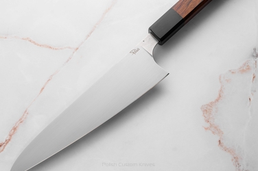 KITCHEN KNIFE GYUTO 210 23 ELMAX IRONWOOD PABIS KNIVES