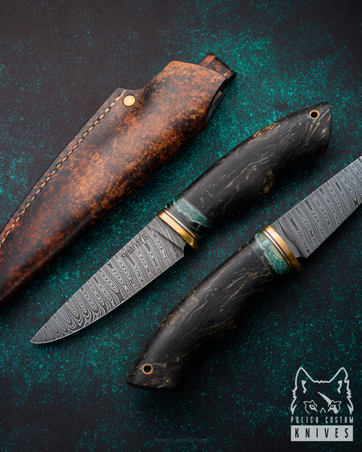 EXCLUSIVE HUNTING KNIFE AUTUMN WIND 16 SIMON'S KNIVES