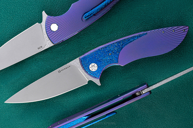 FOLDING KNIFE FOLDER STING #0674 M398 HERMAN KNIVES