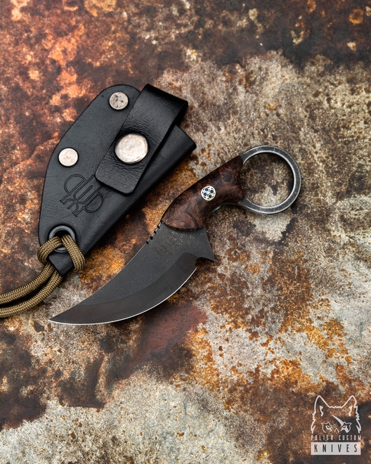 NECK KNIFE SUŁTAN+ STABILIZED WOOD 4