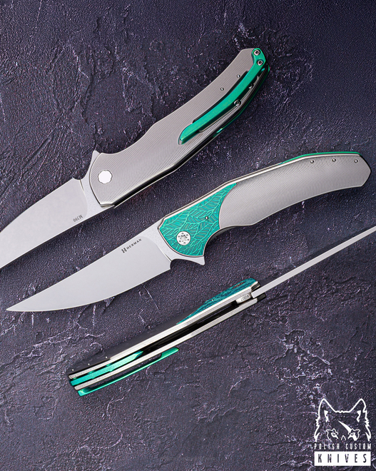 FOLDING KNIFE FOLDER ISHTAR #0807 M390 HERMAN KNIVES