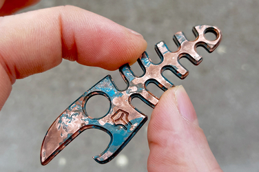 Tactical Fish Copper patina