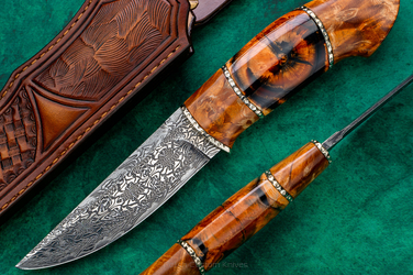 KNIFE LEGEND HUNTING DRAGON EYE 1 GREG FORGE