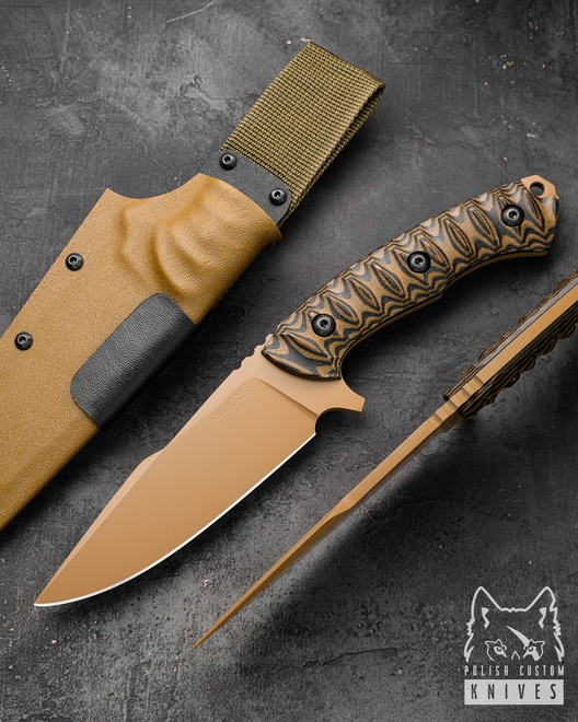 TACTICAL SURVIVAL KNIFE TAJGA 5 MICARTA SIMON'S