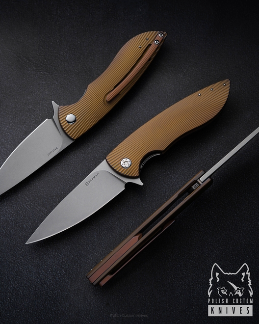 FOLDING KNIFE FOLDER STING #0728 MAGNACUT HERMAN KNIVES