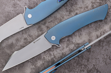FOLDING KNIFE FOLDER OVIUM GENERATION 2 #0081 MAGNACUT HERMAN KNIVES