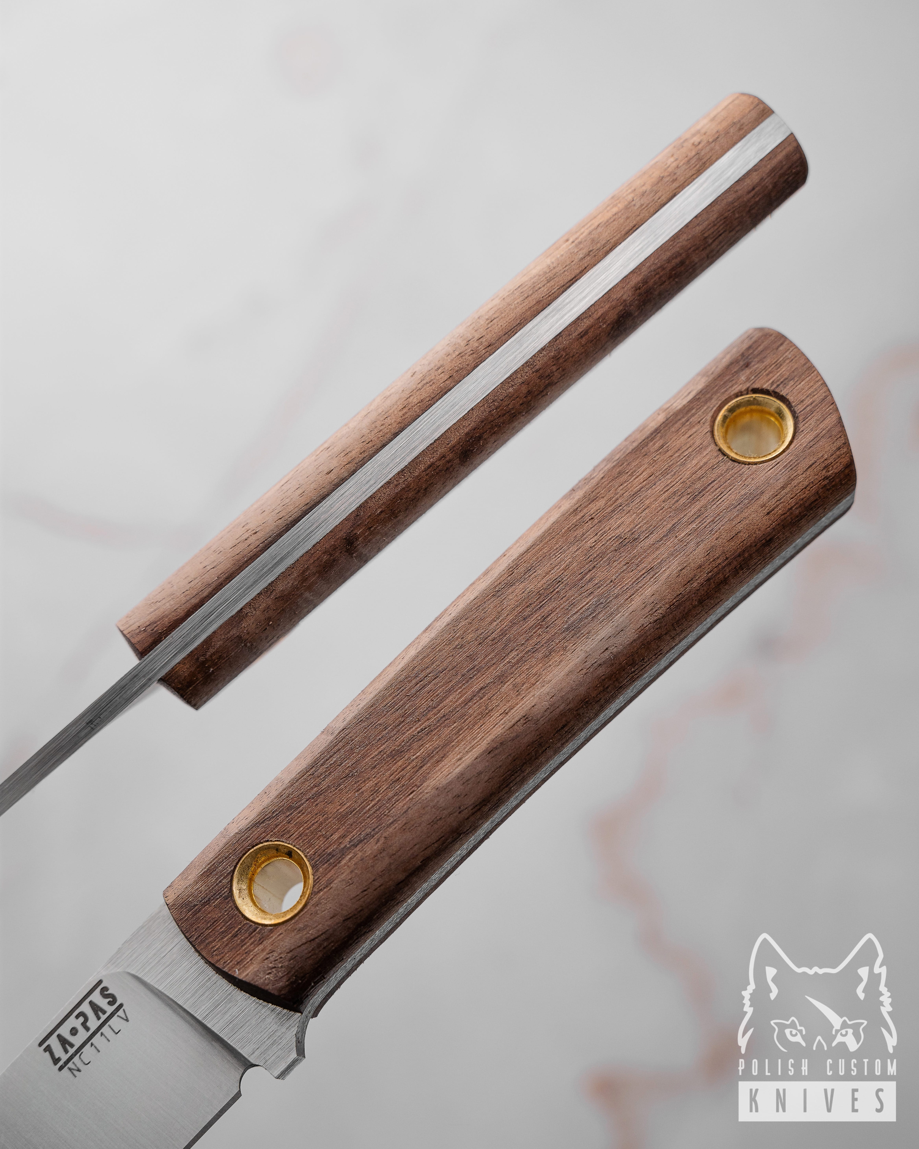 Buy HUNTING EDC KNIFE EC95 1 NC11LV D2 AMERICAN WALNUT ZA-PAS KNIVES