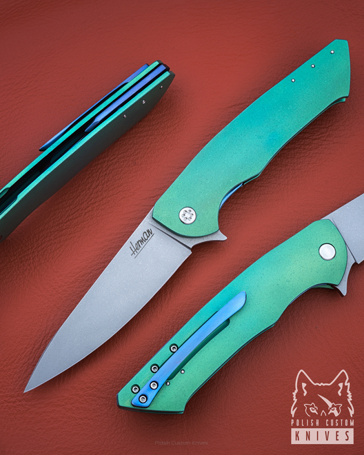 KNIFE SLIM 3 HERMAN GREEN