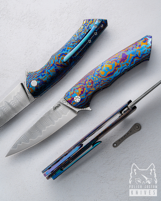 FOLDING KNIFE FOLDER SLIM 2 GRIMAKO TIMASCUS HERMAN