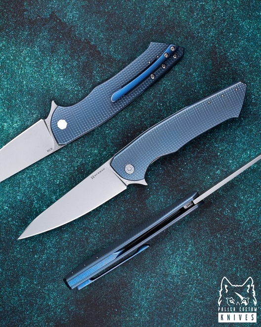 FOLDING KNIFE FOLDER SLIM 445 M398 HERMAN KNIVES