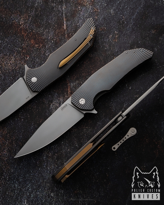 FOLDING KNIFE FOLDER DRAGONFLY 179 M390 HERMAN