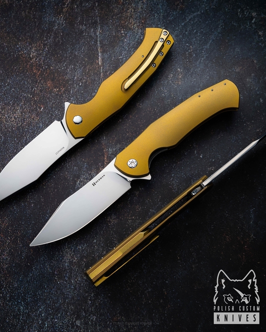 FOLDING KNIFE FOLDER MANTIS #0337 MAGNACUT HERMAN KNIVES