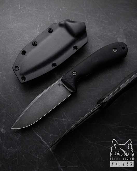 SURVIVAL KNIFE EDC FLINT 18 SLEIPNER G10 AK KNIVES