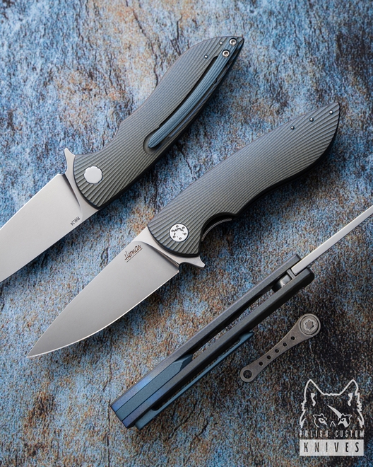 FOLDING KNIFE FOLDER MICRO STING 132 RWL34 HERMAN KNIVES
