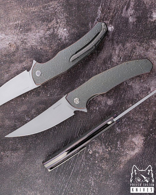 FOLDING KNIFE FOLDER ISHTAR #0711 MAGNACUT HERMAN KNIVES