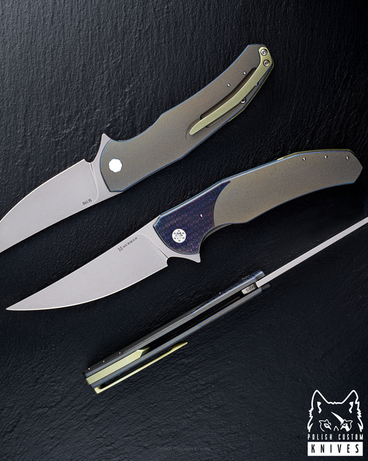 FOLDING KNIFE FOLDER ISHTAR #0813 M390 HERMAN KNIVES